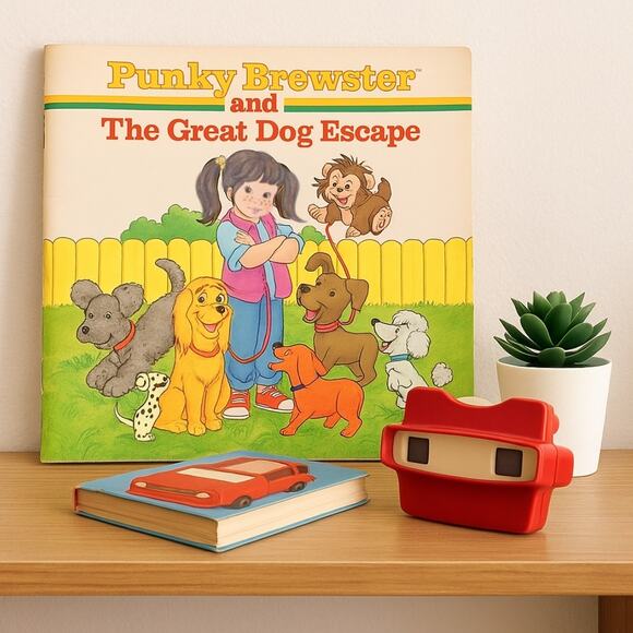 Punky Brewster and the Great Dog Escape – 1986 Vintage Children’s Paperback Book - Picture 1 of 7